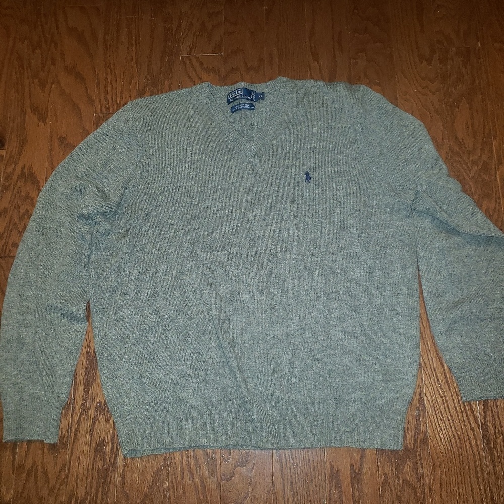 Men's Polo wool sweater XL